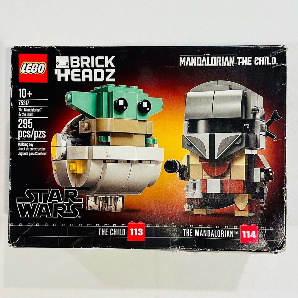 New LEGO 75317 BrickHeadz Star Wars The Mandalorian & The Child Grogu Baby Yoda